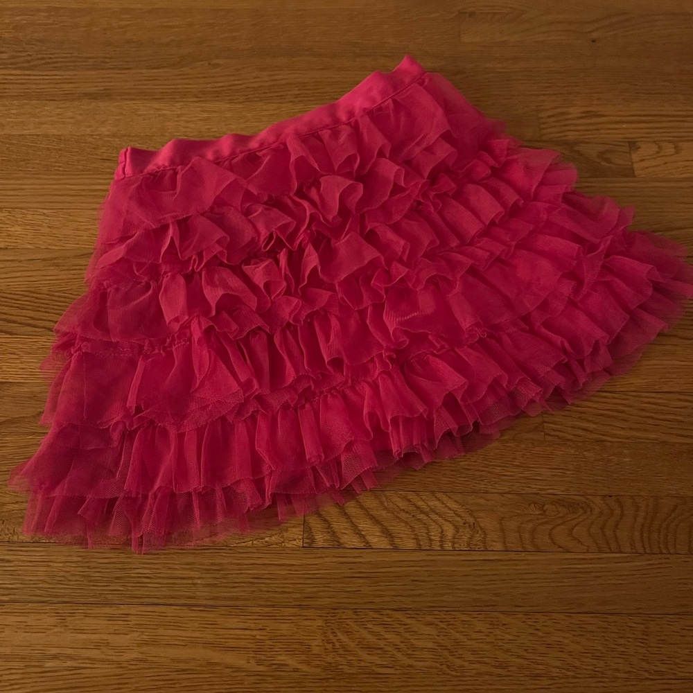 Pink Ruffle Skirt